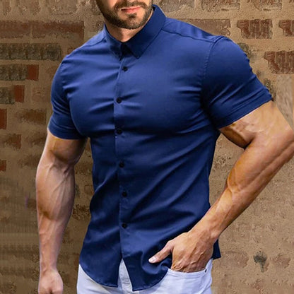 🏖️Summer cool-down deal: just £11.99! 😎  Men's Non-Iron Shirts – Wrinkle-Free, Comfortable All Day & Perfect for Business or Casual👔✨