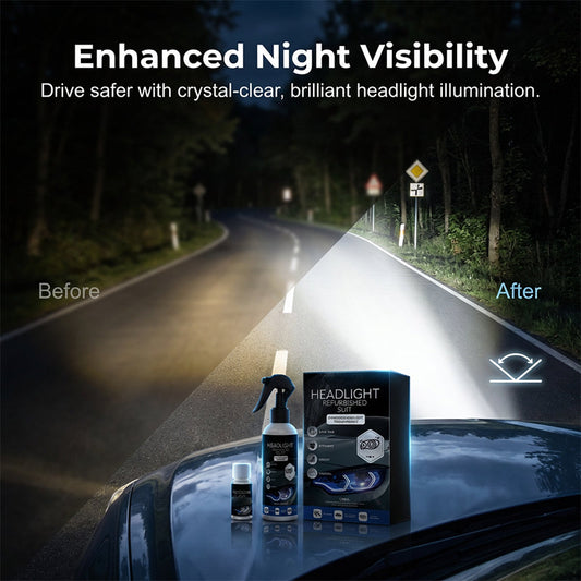 ⏳LAST DAY - Buy 2 Get 1 Free!!🚗Professional Car Headlight Restoration Kit