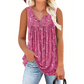 📢LAST DAY SPECIAL PRICE: ￡14.99!⏰Women's Printed Button Sleeveless Top