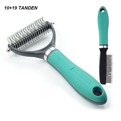 🐾 50% OFF NOW! 🧹 Double-Sided Self-Cleaning Pet Grooming Brush – Removes Loose Fur, Massages Skin & Reduces Shedding for Dogs & Cats 🐶