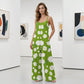 Hot Sale 70% OFF✨Floral Print Wide Leg Jumpsuit🎀Vacation Style Dress