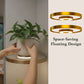 Floating Wall Shelf with Built-in Ambient LED Light