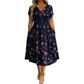 Summer New Arrival🌸Women's V-Neck Floral Print Dress with Twist Waist👗✨
