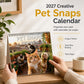 Pet Snapshot Selfie Wall Calendar