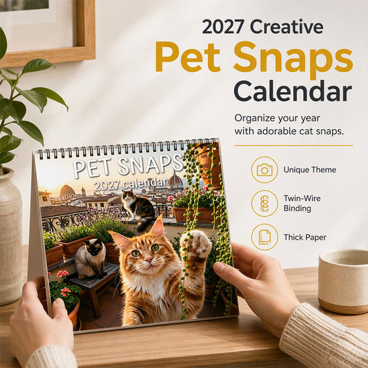 Pet Snapshot Selfie Wall Calendar