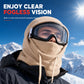❄️Christmas 50% Off Now🧣3-in-1 Winter Hat Windproof Thermal Neck Face Ear Warmer, Winter Balaclava for Men Women, Outdoor Ski Cycling Warm Face Cover, Cold Weather Thick Fleece Headwear