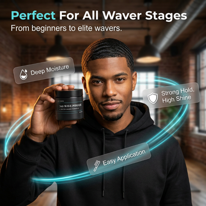 🌊Wave Pomade Medium Hold Water Based High Shine Hair Wax🌿