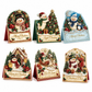 🎅Christmas HOT SALE🎄 Buy 2 Get 1 Free | DIY 3D Christmas Greeting Cards – 6-Piece Rhinestone Craft Set