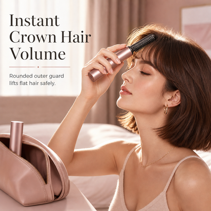 ⚡Flash Sale £8.99💇Cordless Mini Heated Hair Straightener Brush Portable Rechargeable Hair Styling Comb for Bangs and Volumizing