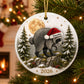 Lovable Viral Jimothy Raccoon Ceramic Ornament - Trending 2026 Keepsake