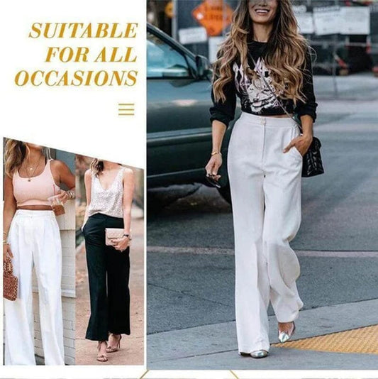 Christmas sale 49% OFF🔥 Effortless Tailored Wide Leg Pants