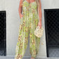 2023 Hot Sale Patchwork Print Loose Jumpsuit (Free Shipping) - dressowy