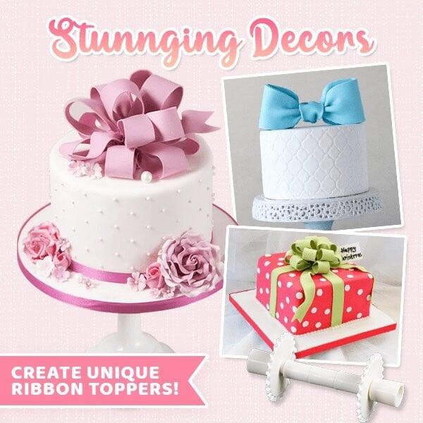 3-in-1 Fondant Ribbon Rolling Cutter Set – dressowy