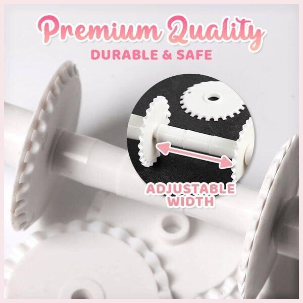 3-in-1 Fondant Ribbon Rolling Cutter Set – dressowy