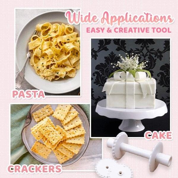 3-in-1 Fondant Ribbon Rolling Cutter Set – dressowy