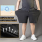 Hot Sales Plus Size  Men'sIce Silk Stretch Shorts