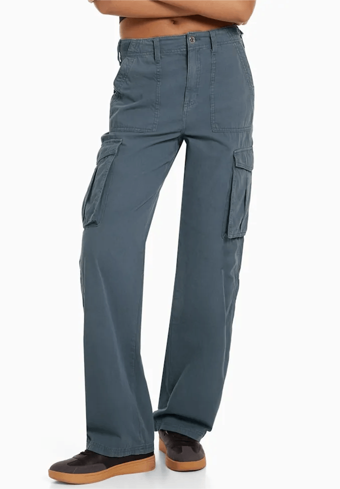 Adjustable Straight Fit Cargo Pants - dressowy