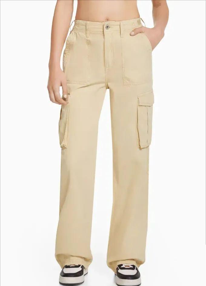 Adjustable Straight Fit Cargo Pants - dressowy