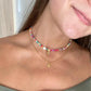 🌈Colorful Beads Initial Choker '18k Gold Plated'💗-🔥Buy 2 Save 30% OFF🔥 - dressowy