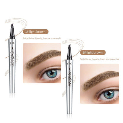 🔥BIG SALE 🔥3D Waterproof Microblading Eyebrow Pen 4 Fork Tip Tattoo Pencil