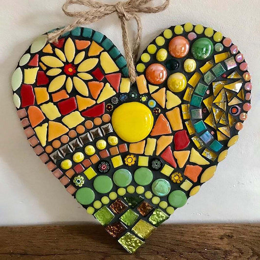 (🔥Hot sale-40% Off🔥)Large garden mosaic heart - dressowy