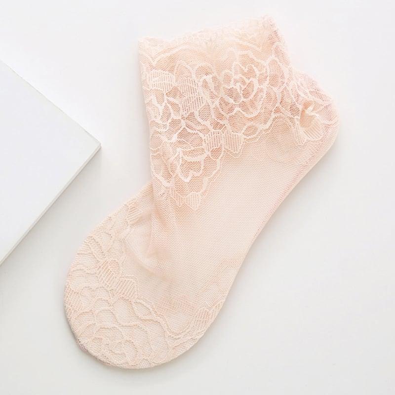 Ladies Fashion Lace Socks - dressowy