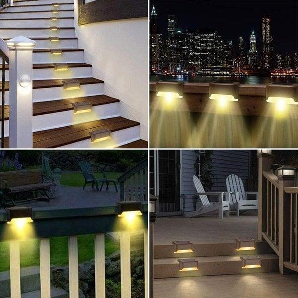 💝LED Solar Lamp Path Staircase Outdoor Waterproof Wall Light🔥BUY MORE SAVE MORE💝 - dressowy