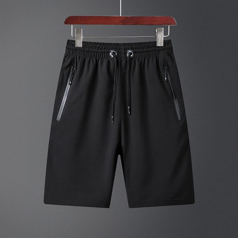 Men's Plus Size Ice Silk Stretch Shorts - dressowy