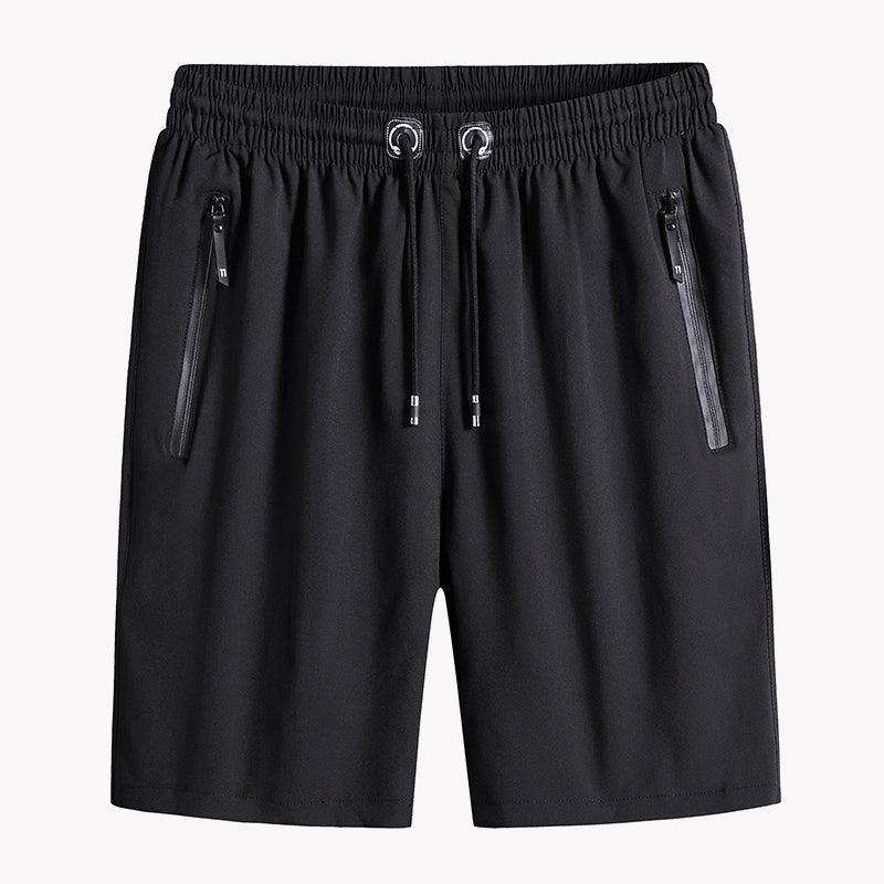 Men's Plus Size Ice Silk Stretch Shorts - dressowy