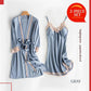 Soft Comfortable Ice Silk Lace Pajamas 2pcs/ 5pcs Set - dressowy