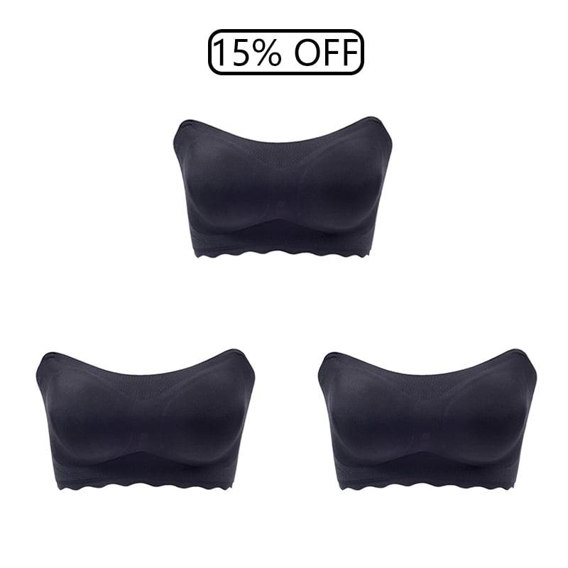 🌷Summer Sale - Plus size Sexy Strapless Invisible Push Up Bra - dressowy