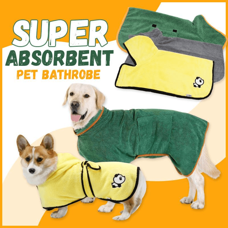 Super Absorbent Pet Bathrobe - dressowy