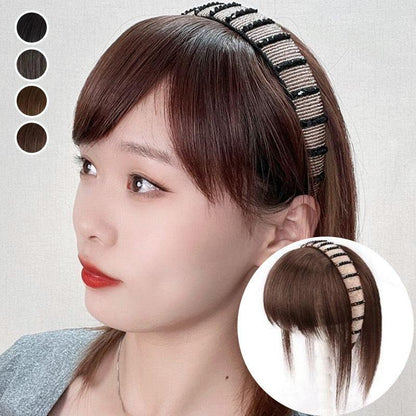 🌈Synthetic Hair Fringe with Hair Band🌸 - dressowy
