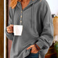 Vintage Solid Color Long Sleeve Buttoned Sweatshirt (Buy 2 Free Shipping) - dressowy