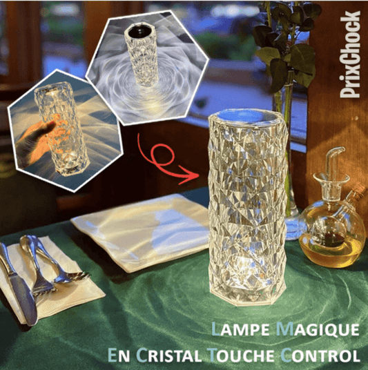 Wireless Rechargeable Crystal Magic Lamp / Key Control - dressowy