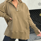 Women's Oversized Hoodie With Thumb Holes (Free Shipping) - dressowy